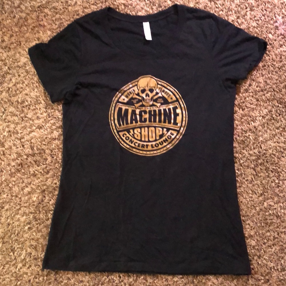 Machine Shop concert lounge Flint womens tee